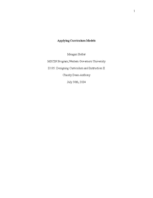 D185 - Task 3 - Passed - Leveraging Digital Tools to Design Authentic ...