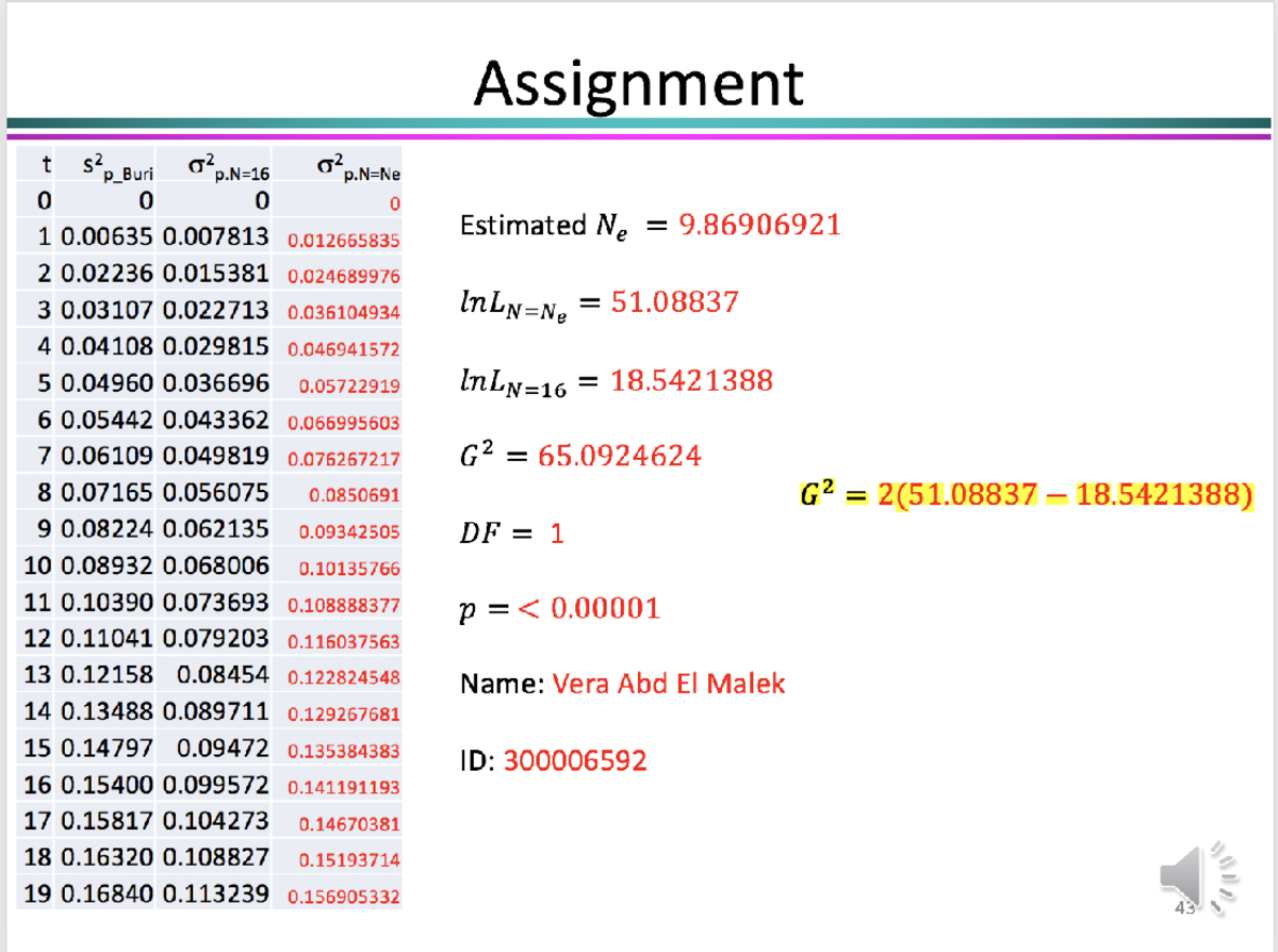 Lec 16 assignment - BIO3119 - Studocu