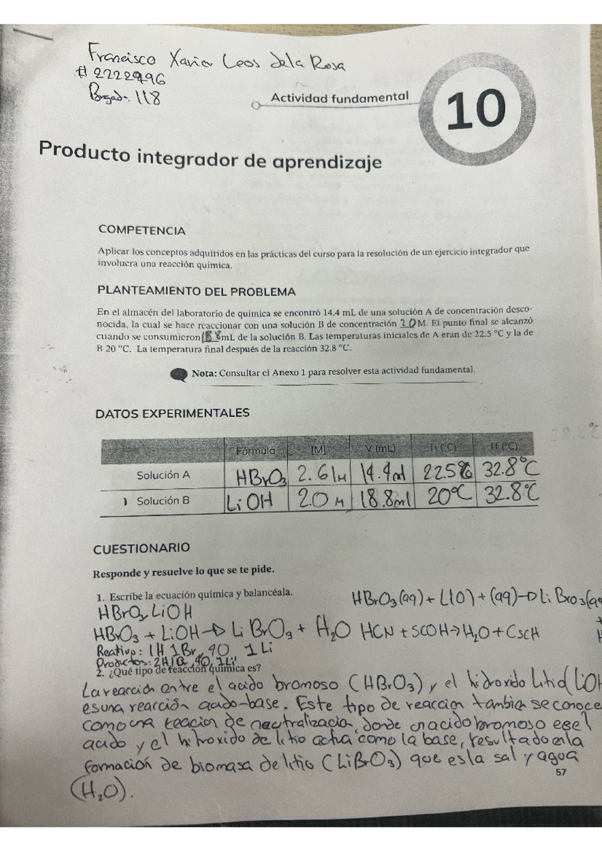 Química lab 118 PIA - Espero y les sirva - Física I - Studocu