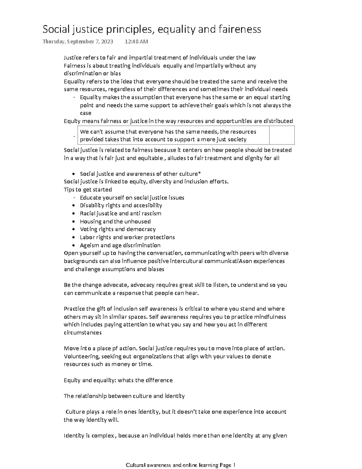 Snhu'S Social Justice Principles:  A Future Forward Approach - q7dw4i8