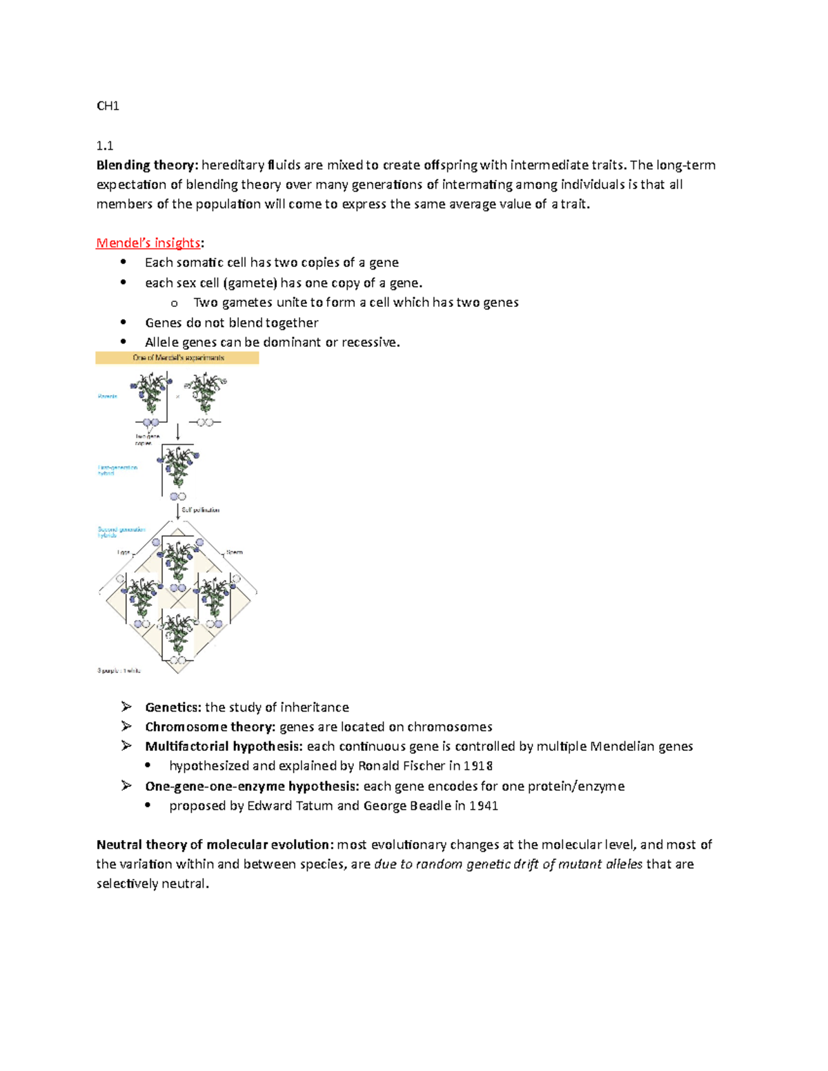 summary CH 1. Blending theory hereditary fluids are mixed