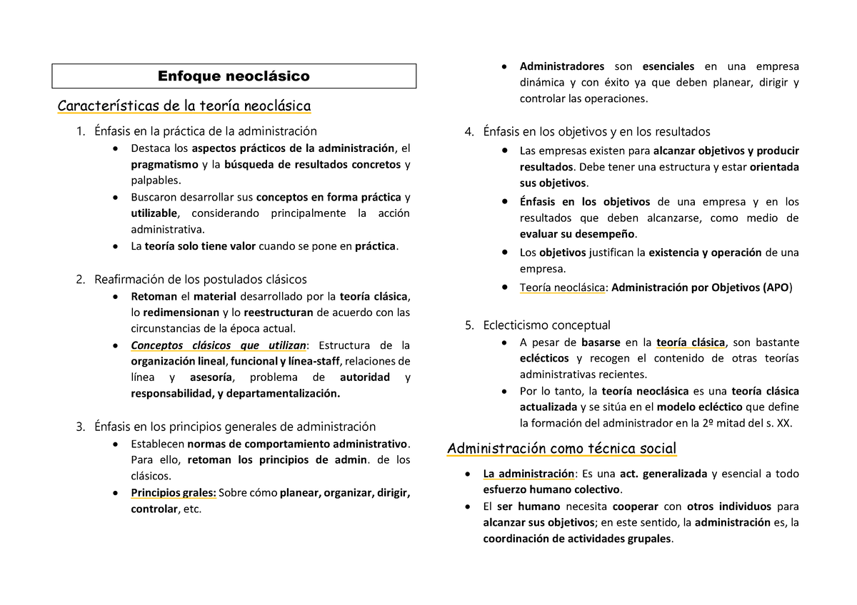 Enfoque Neoclásico Compressed - Enfoque Neocl·sico CaracterÌsticas De ...