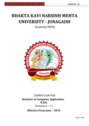 Bhakta Kavi Narsinh Mehta University Result @ bknmu.edu.in