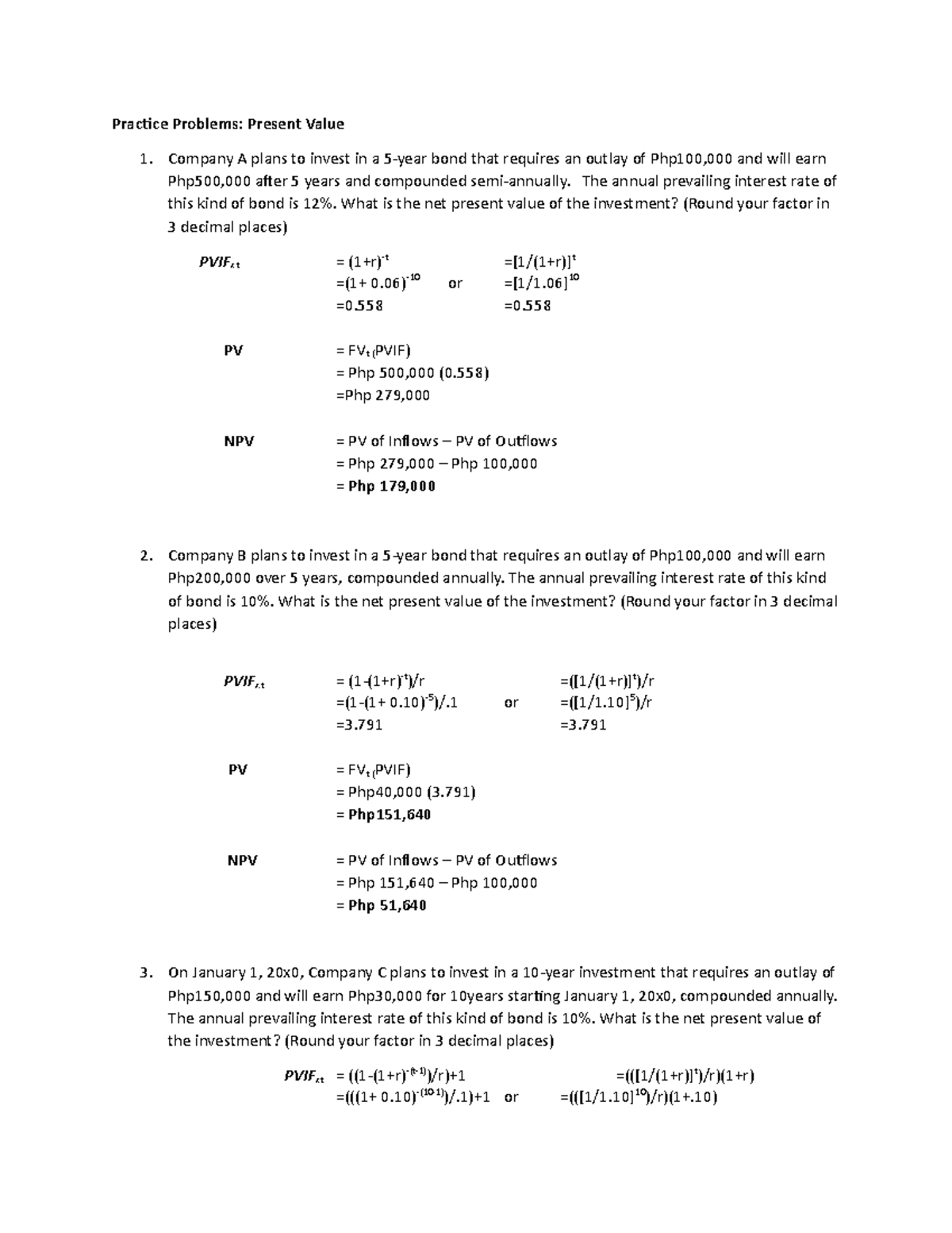 present-value-problems-practice-problems-present-value-company-a