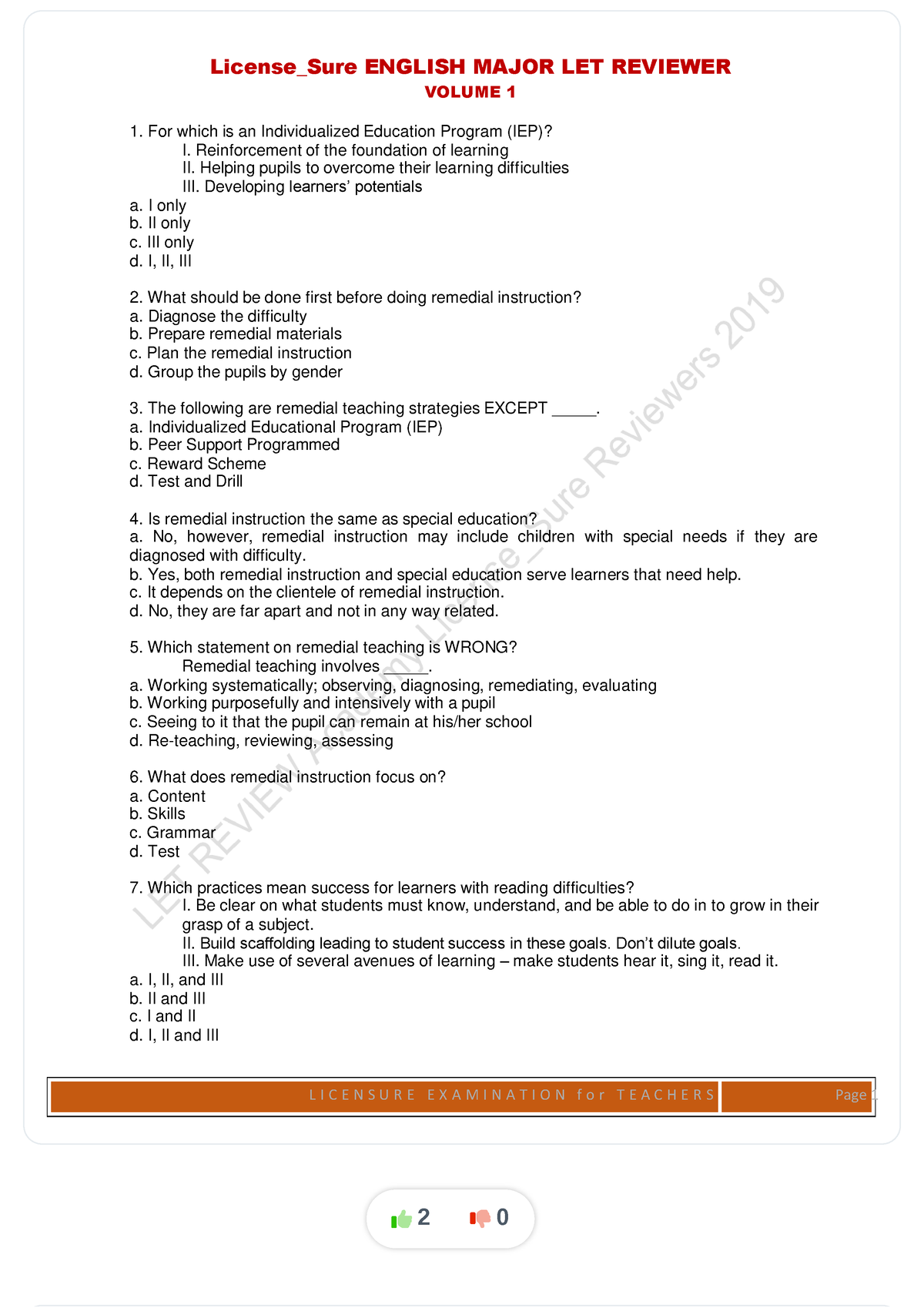 461-lorimar-1-english-major-reviewer Compress - VOLUME 1 L I C E N S U ...