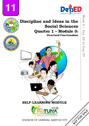 Diass-SIM- Module 5-carbon - SELF-LEARNING MODULE DIVISION OF GENERAL ...