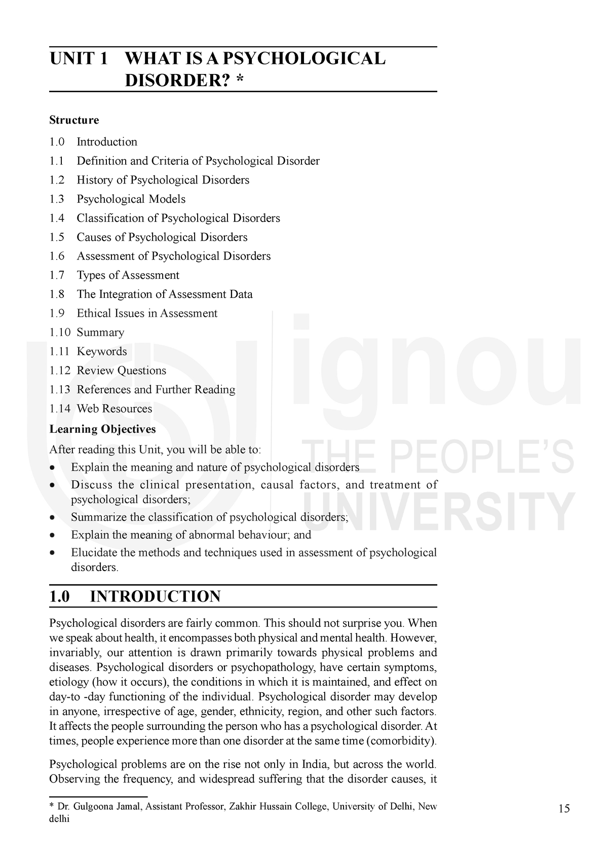 Indroduction to psychological disorder - 15 What is a Psychological ...
