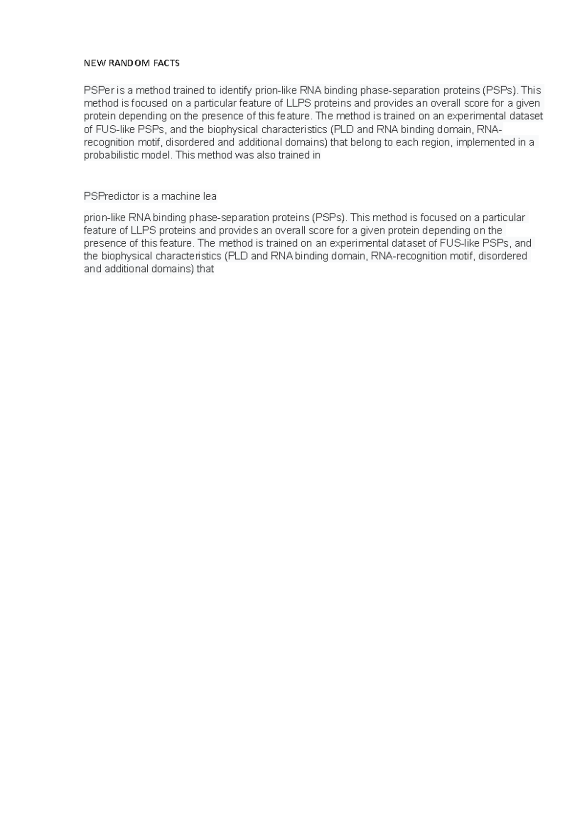 NEW Facts - liquid liquid phase separation notes - NEW RANDOM FACTS ...