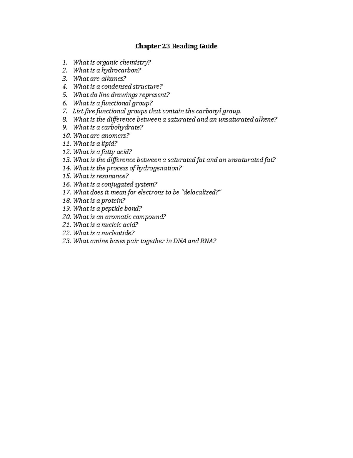 CHEM 1212K Chapter 23 Textbook Reading Guide - Chapter 23 Reading Guide ...