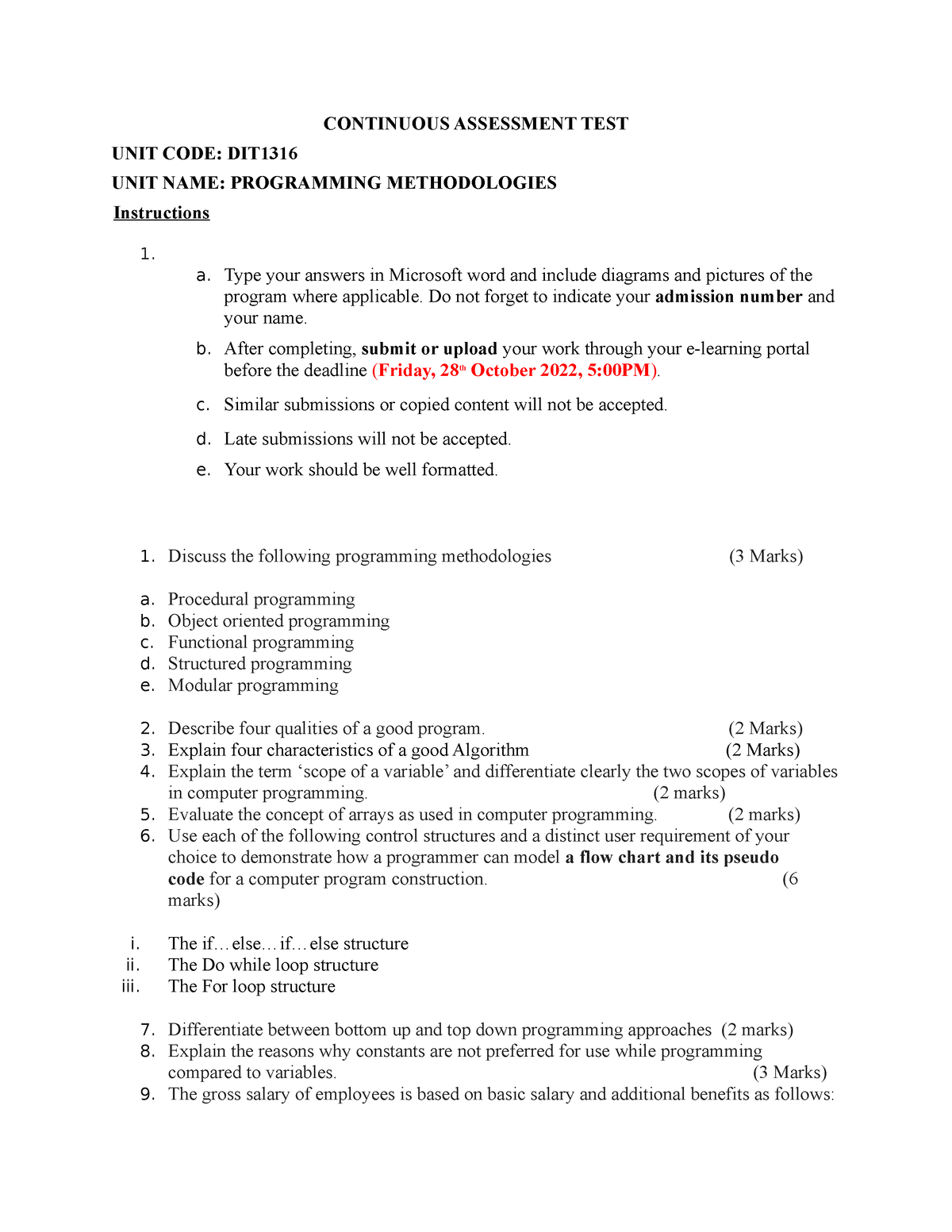 continuous-assessment-test-continuous-assessment-test-unit-code-dit