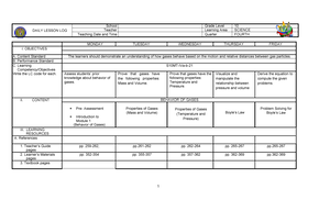 Q2 - science dll - GRADE EIGHT DAILY LESSON LOG Teacher MARGIE S. DANA ...