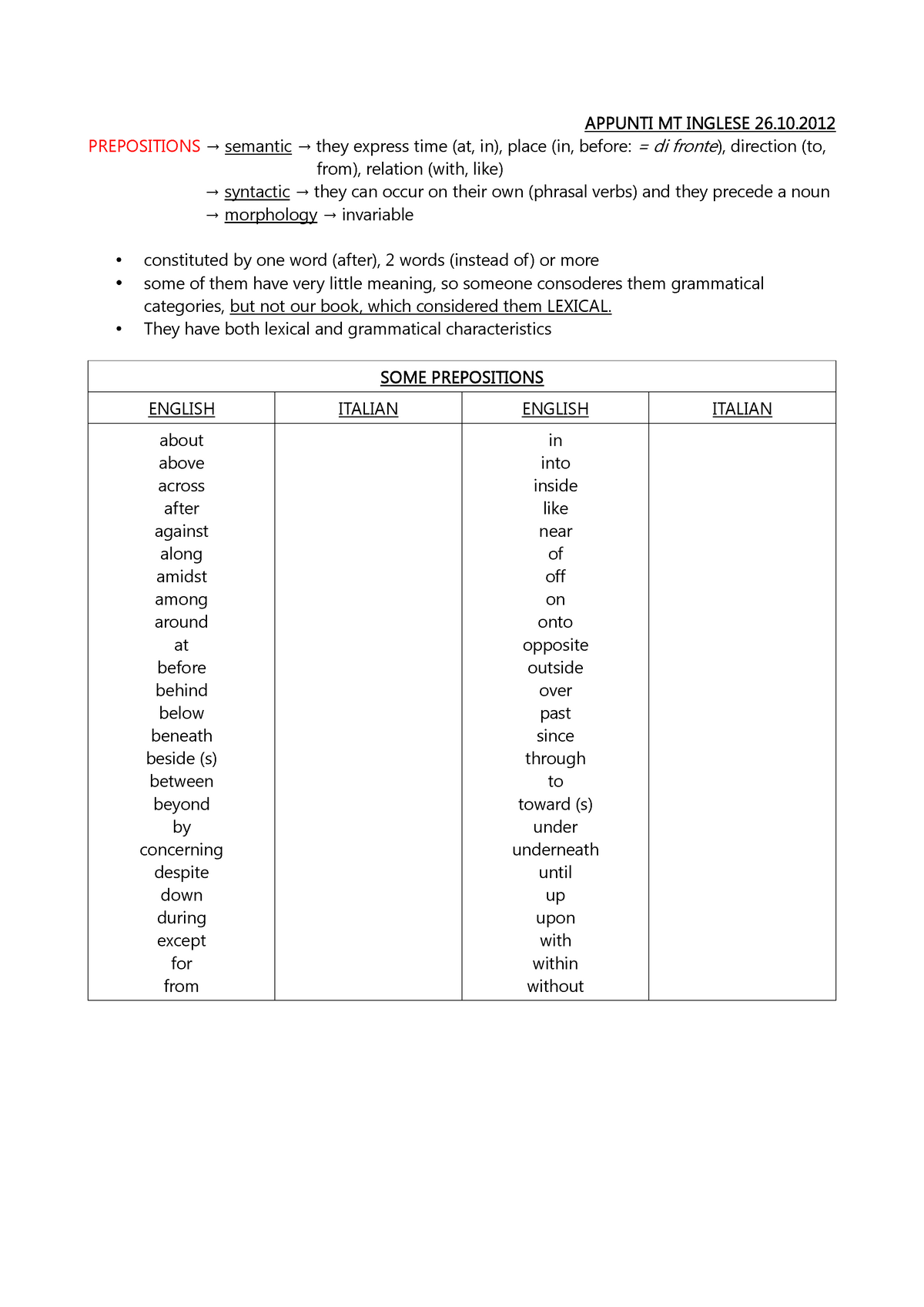 3. MT chapter 2 - CAPITOLO 2 DELL'INTRODUCTION TO GRAMMATIC Modulo ...