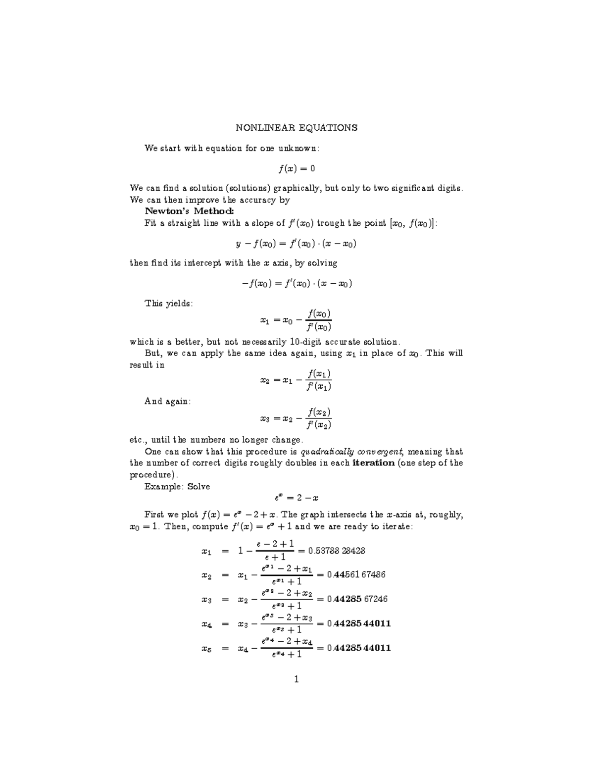 solving-non-linear-equations-with-one-or-more-unknowns-nonlinear