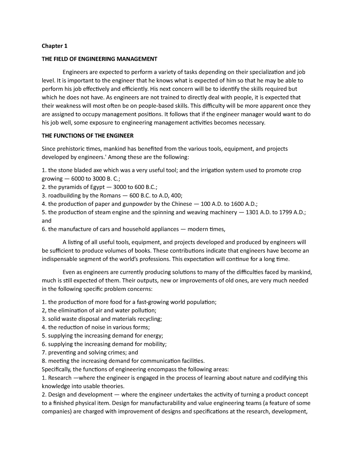 Chapter 1-2 MEP - Summary Aeronautical engineering - Chapter 1 THE ...