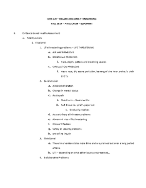 HA Final Exam - Notes From Class - HA Final Exam When Conducting A ...