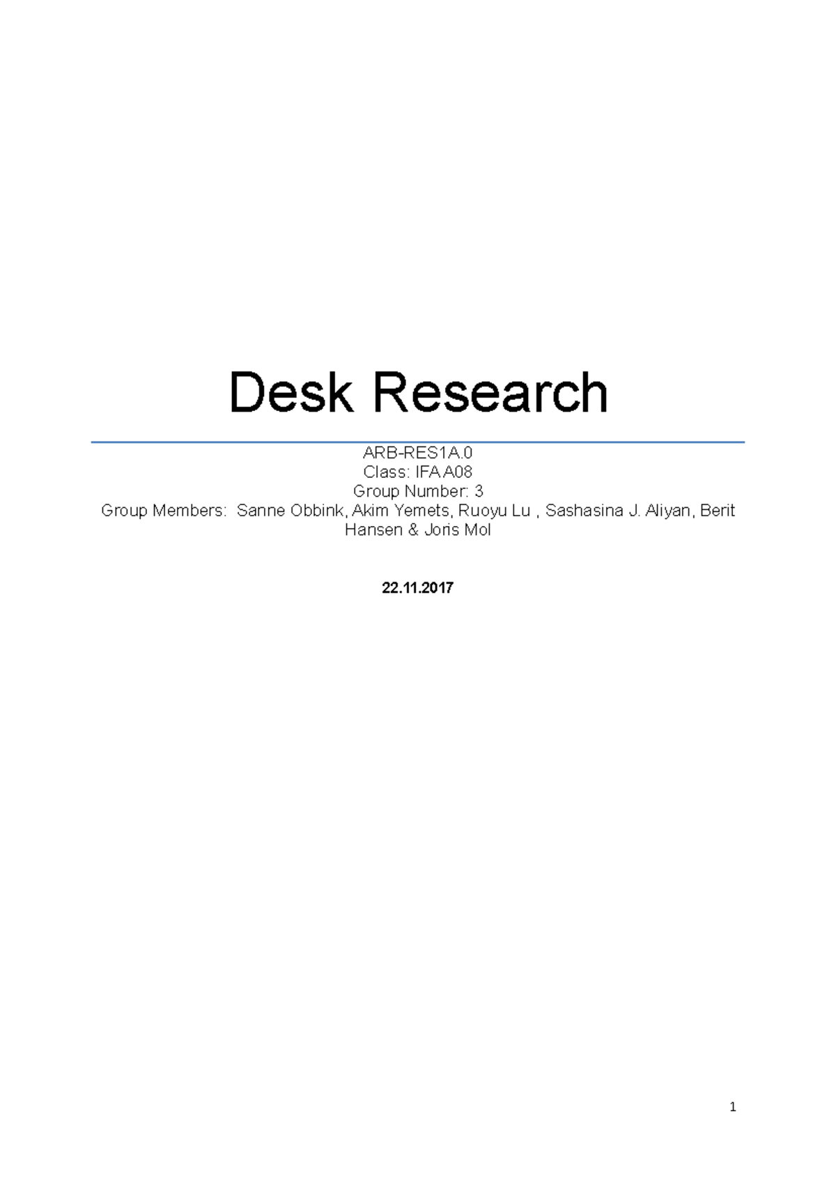 Desk Research Sommer Wirtschafts und Finanzpolitik Uni Bremen