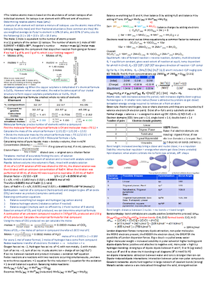 Chemistry The Central Science Notes - Chemistry: The Central Science ...