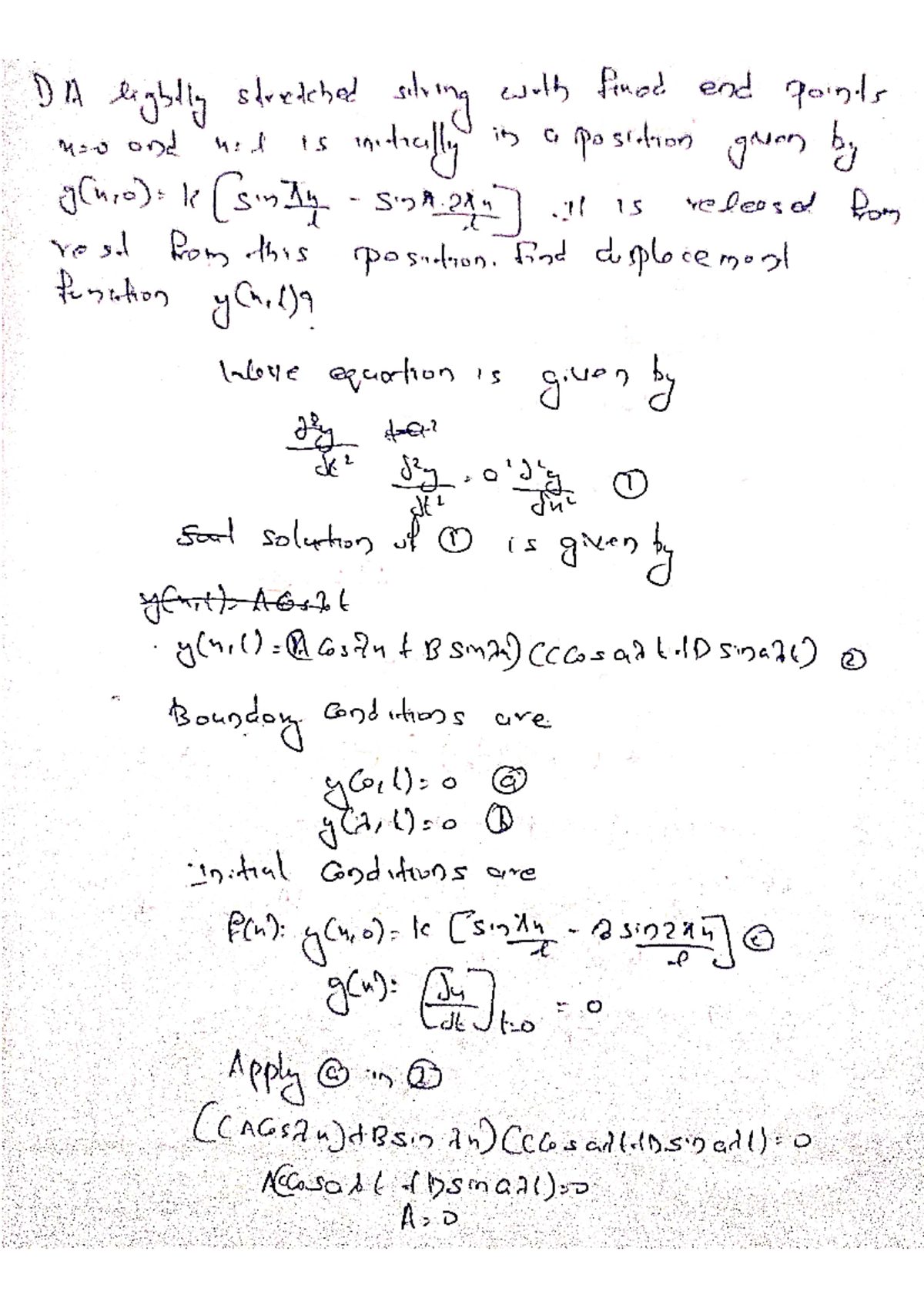 Partial diff Assignment for maths paper s3 Partial Differential