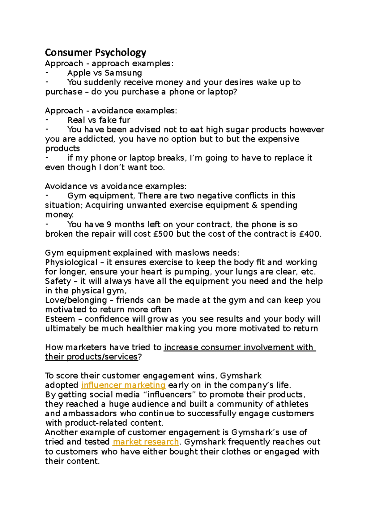 Consumer Psychology 3 business and marketing Consumer Psychology Approach approach