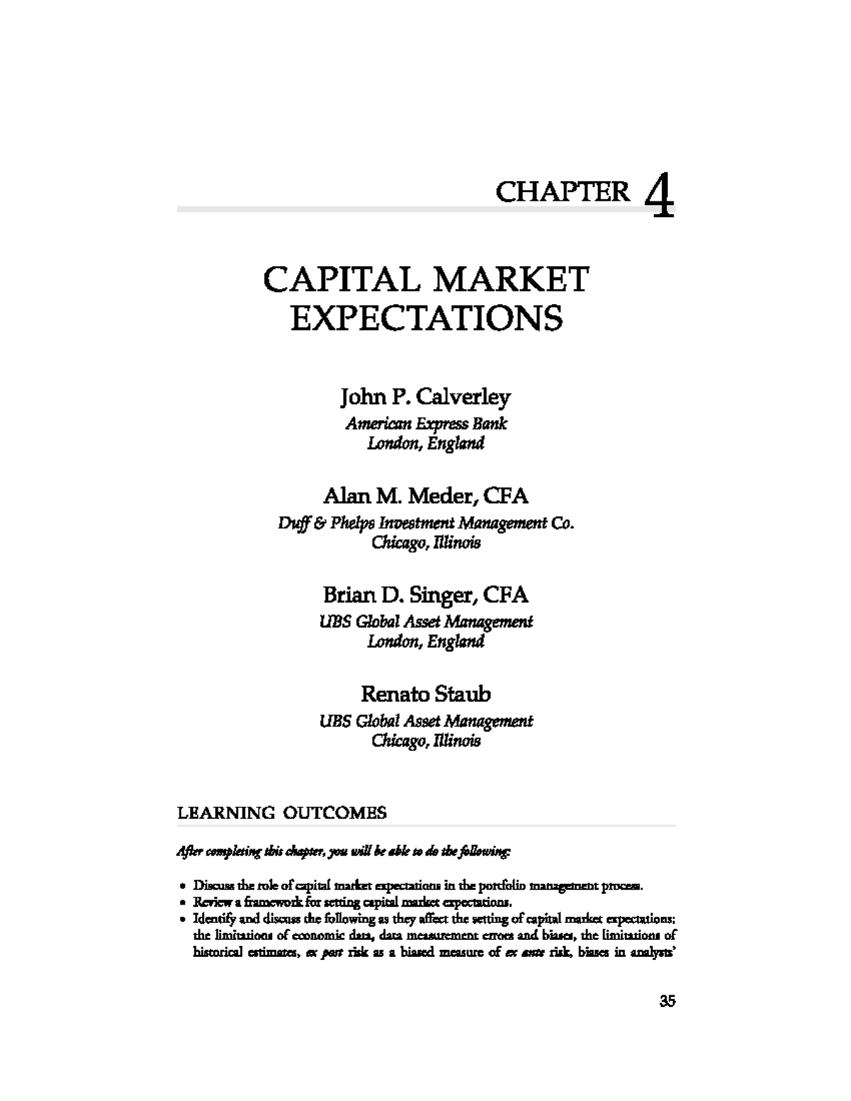 Managing Investment Protfolio Chapter 4 Solutions - BFF5270 - Studocu