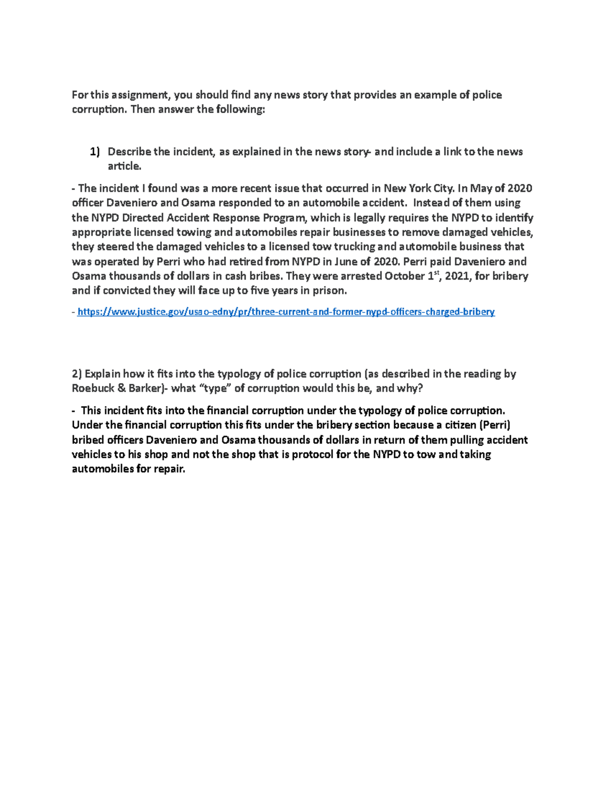 Learning activity 9 - For this assignment, you should find any news ...