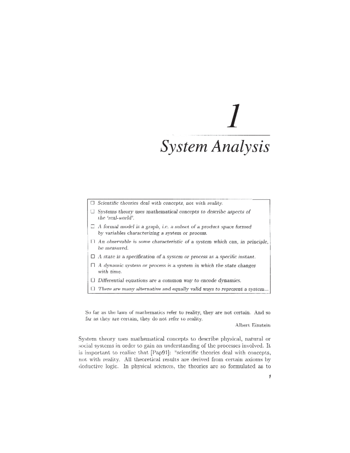 System analysis - Electrical engineering - Studocu