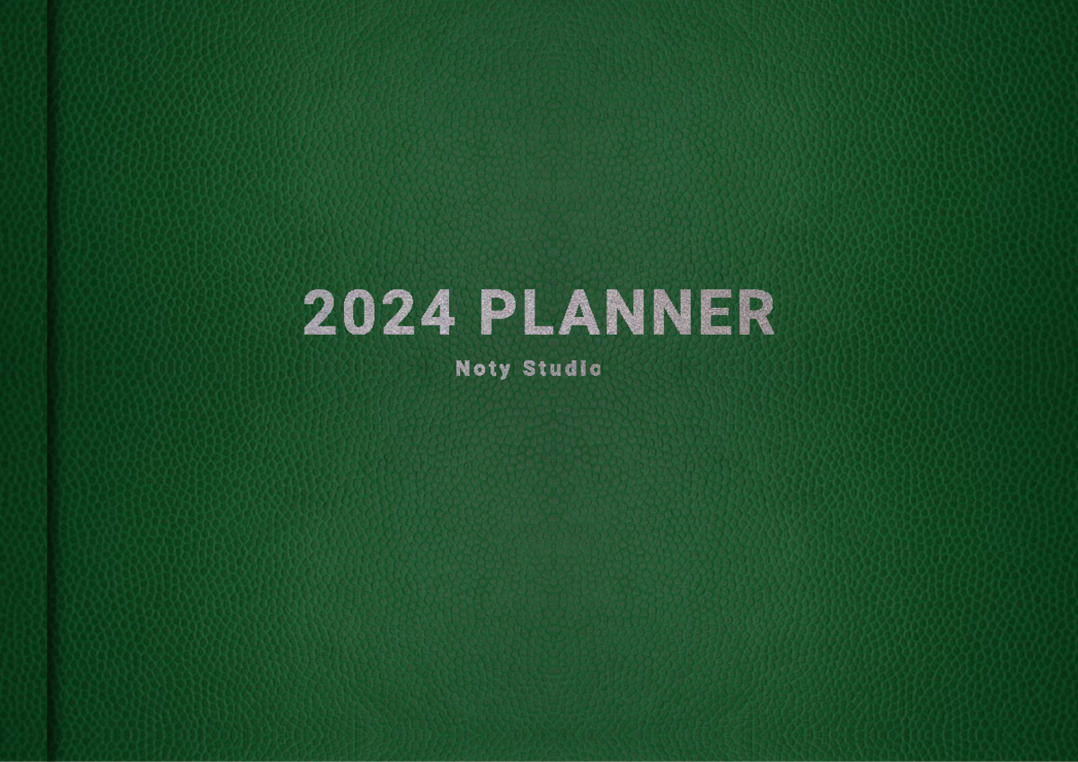 Free 2024 Digital Planner V3 - Landscape, Light Mode, Sunday Start ...