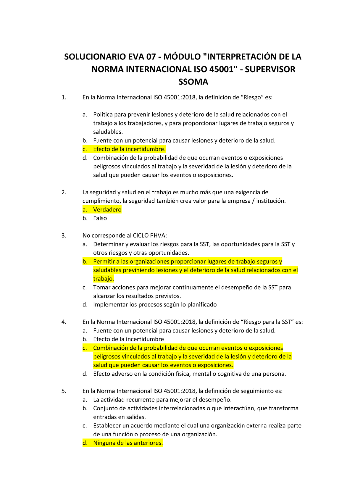 Solucionario EVA 07 - Ambiental - SOLUCIONARIO EVA 07 - M”DULO ...