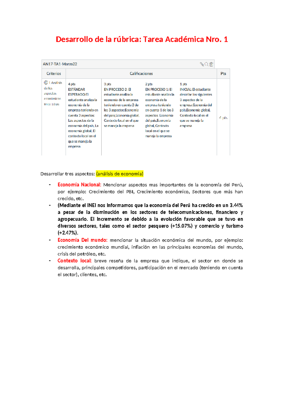 Desarrollo+de+la+r BAbrica+TA+Nro - Desarrollo de la rúbrica: Tarea ...