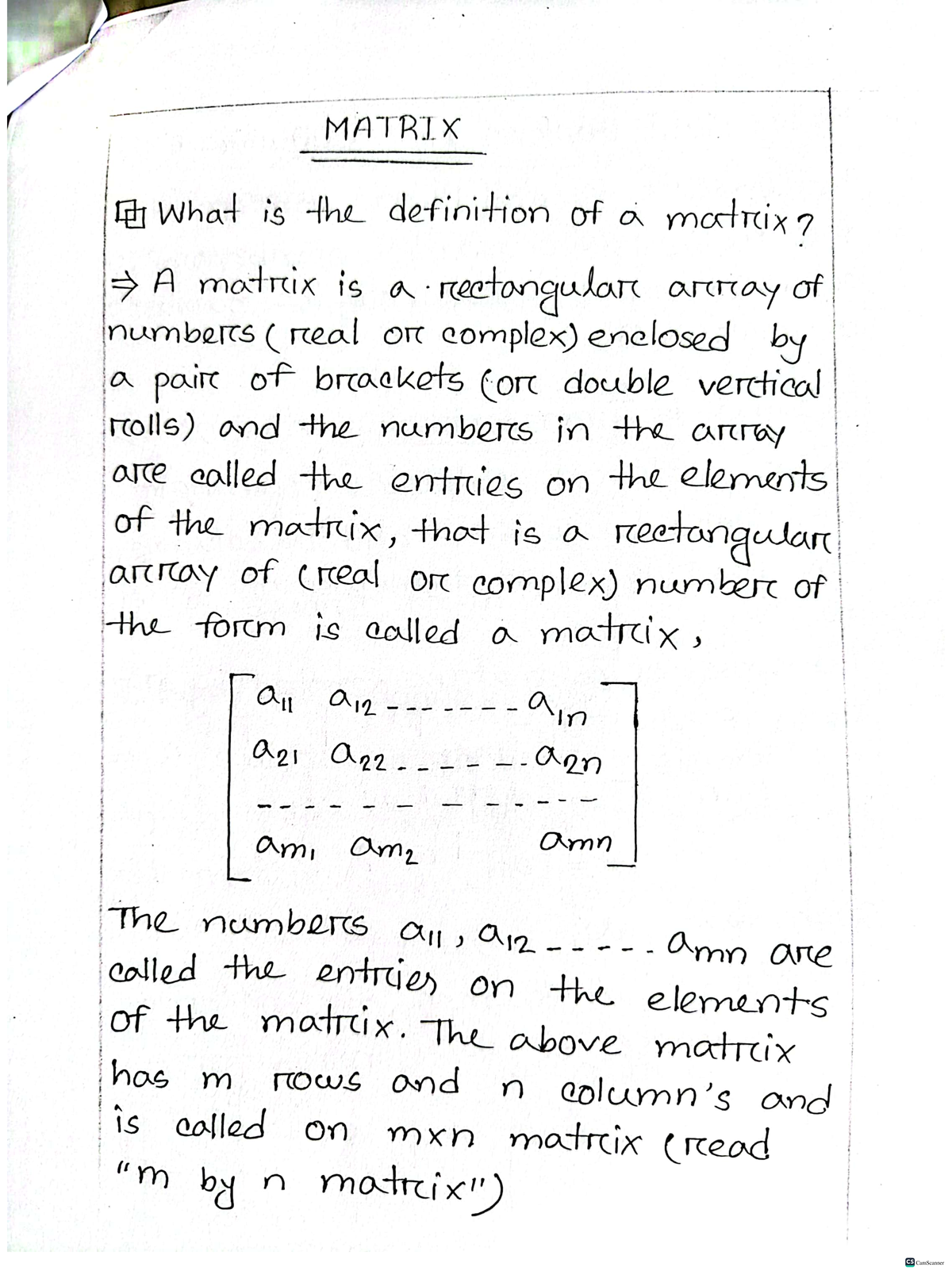 New Matrices Discrete Mathematics Studocu
