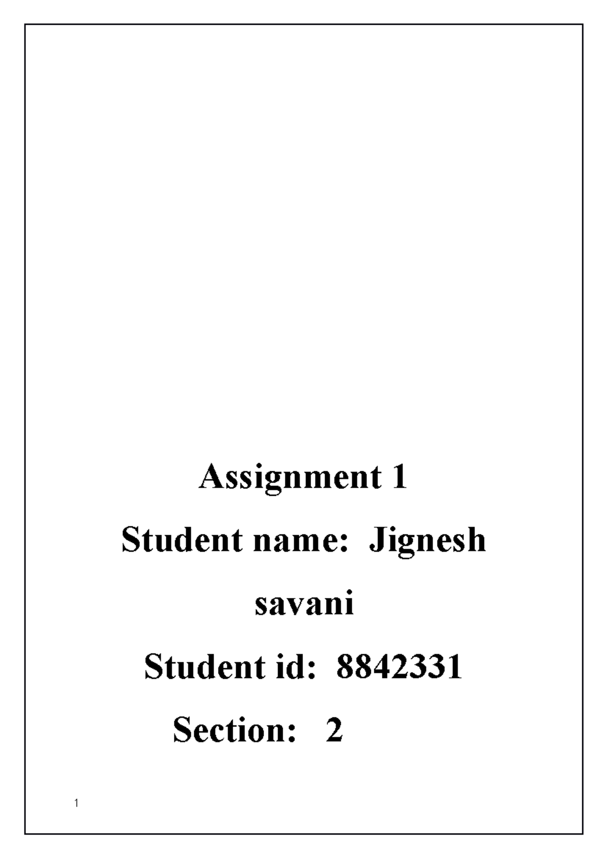 Business+Research+and+DATA+Analysis+1 - Assignment 1 Student name ...