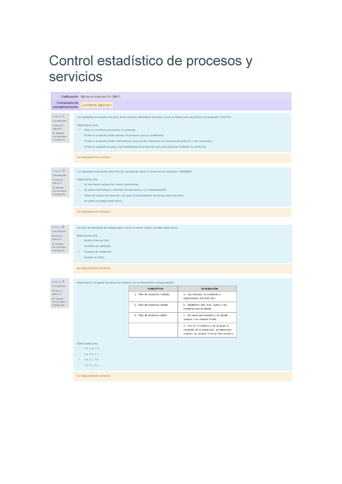 Control Estadístico De Procesos Y Servicios Examen 6 - Control ...