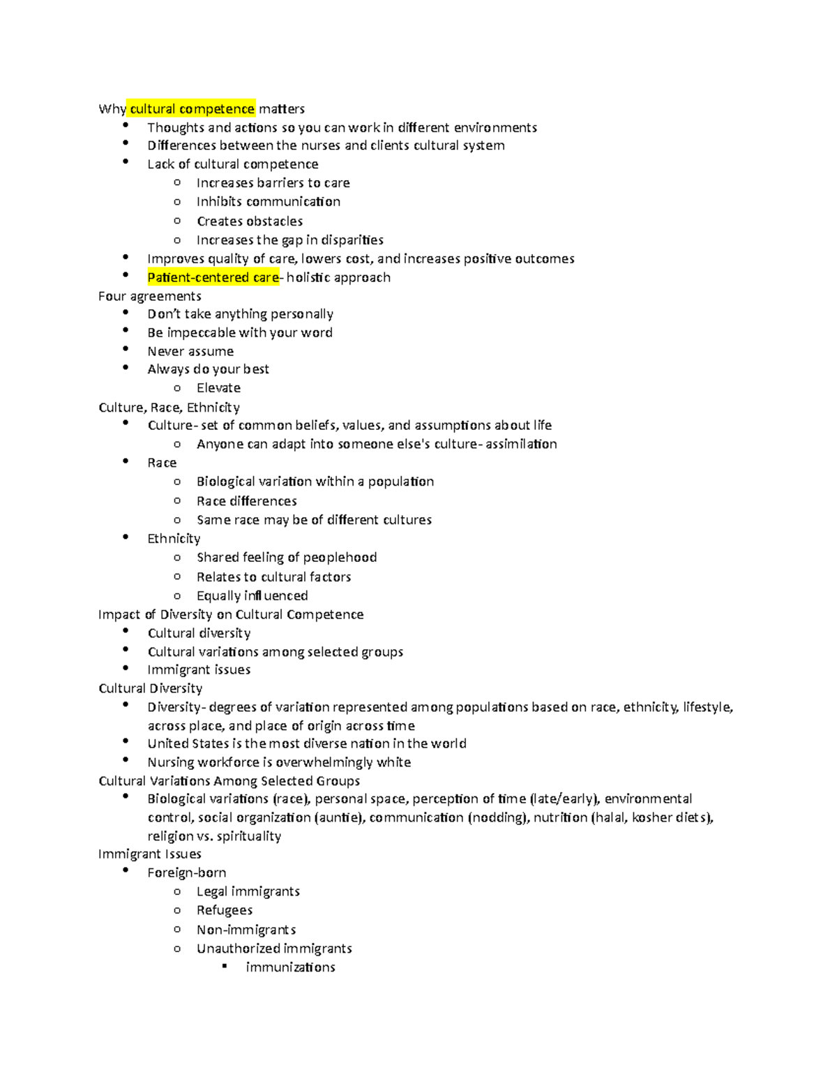 Cultural competence chapter 8 - Why cultural competence matters ...