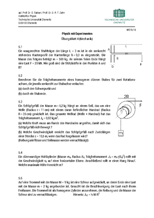 Übung-4 - Übung - Apl. Prof. Dr. G. Salvan / Prof. Dr. D. R. T. Zahn ...