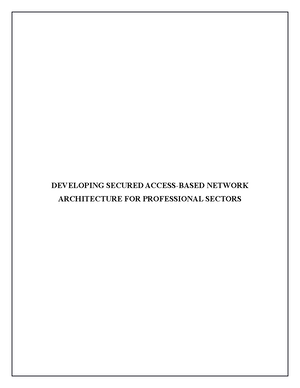 Networkfinalreport - xxxxxxxxx - Project Based Learning Report on ...