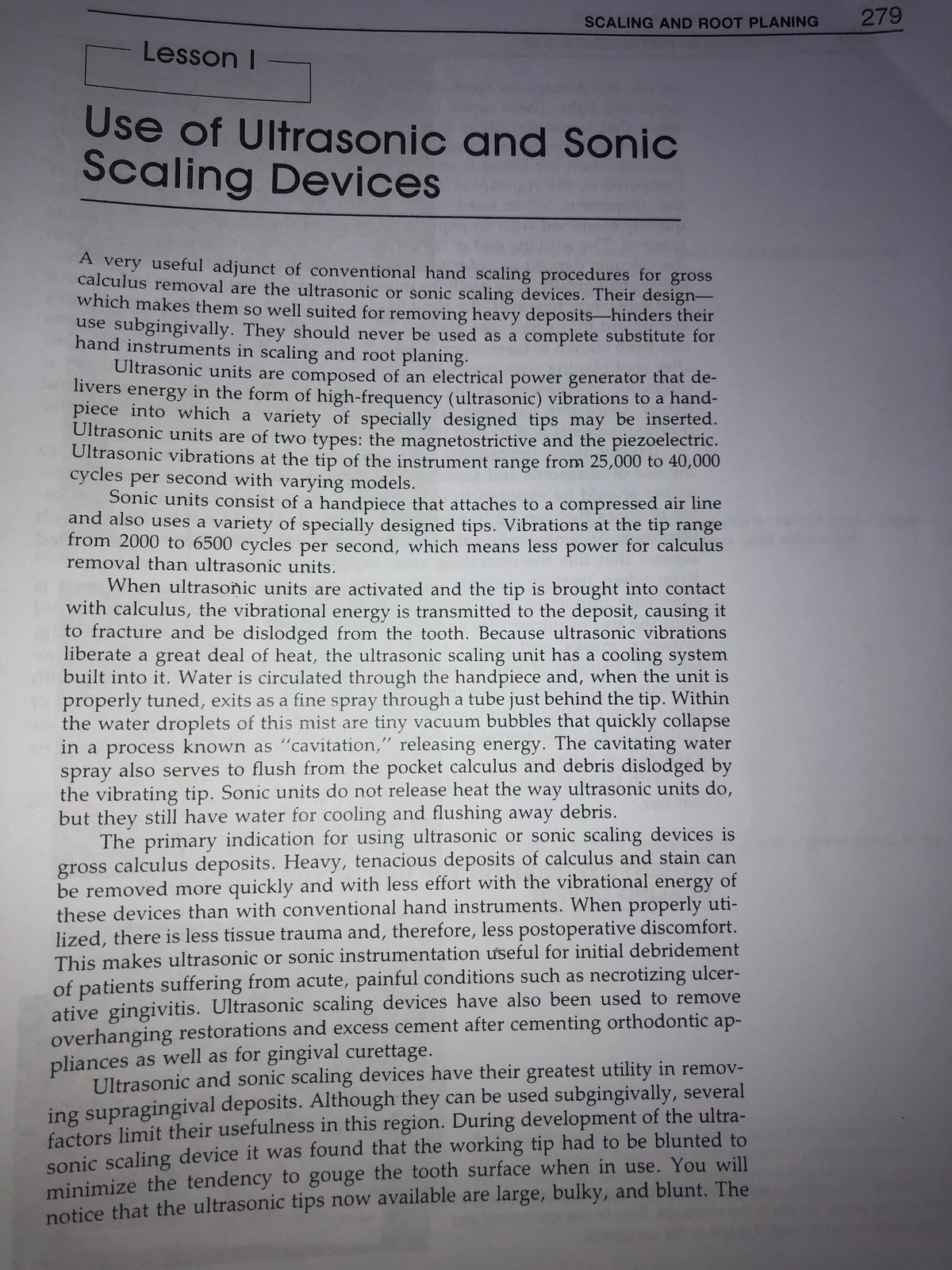 Ultrasonic And Sonic Scaling Devices - Business Mathematics - Studocu