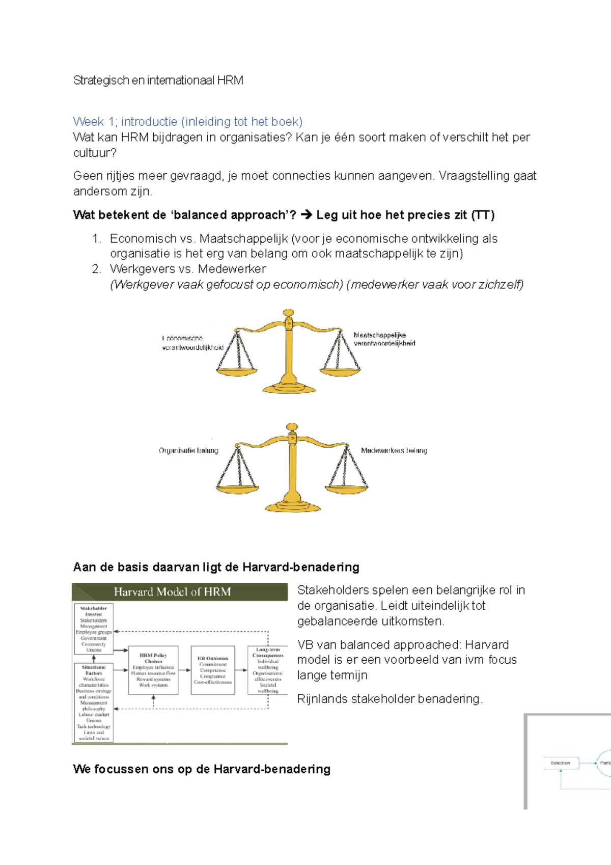 Shrm Samenvatting Hrm Strategisch En Internationaal Hrm Week