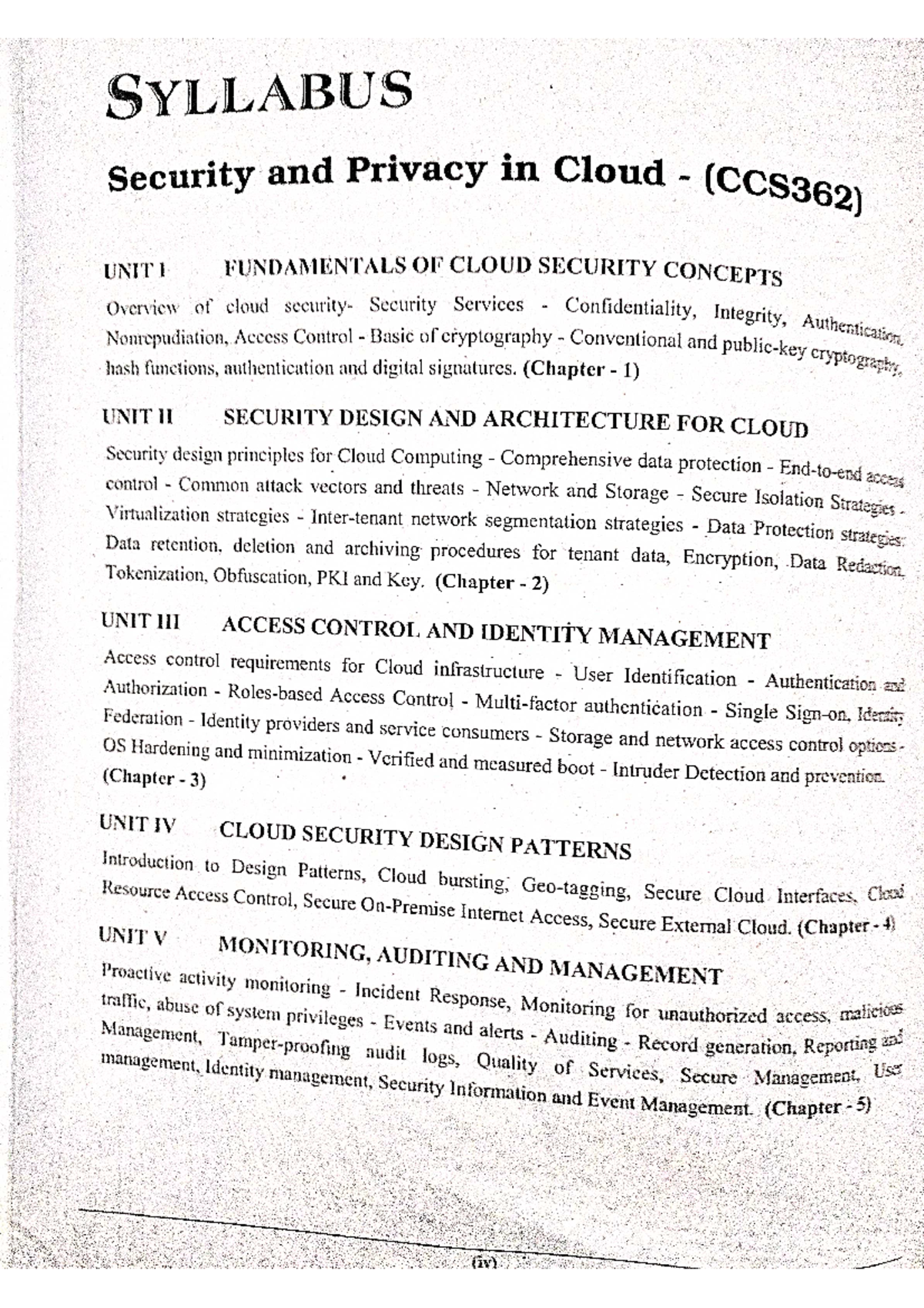 Unit 1-1 - Cryptography and network security - Studocu