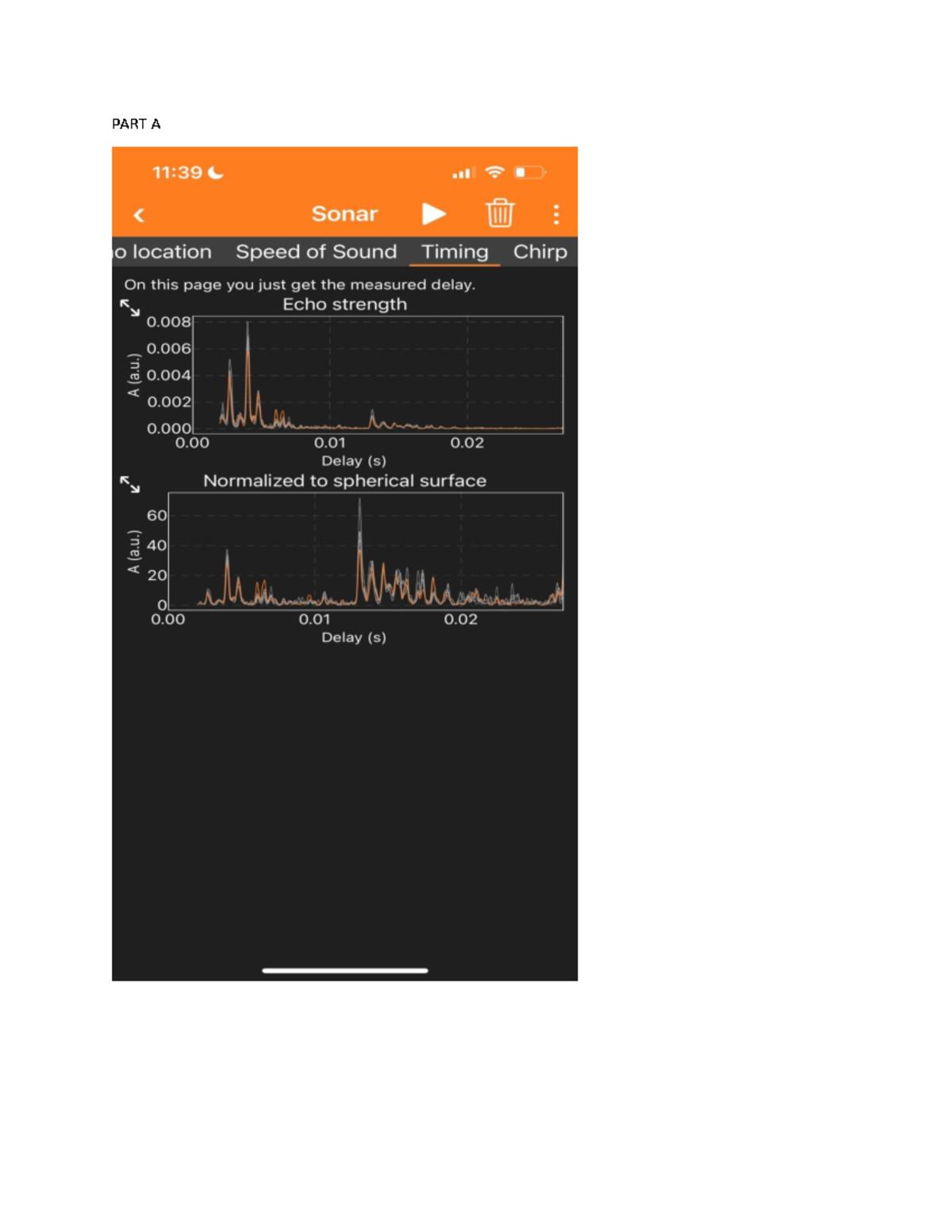 Phys lab 5 echolocation PHYS1300 PART A Studocu
