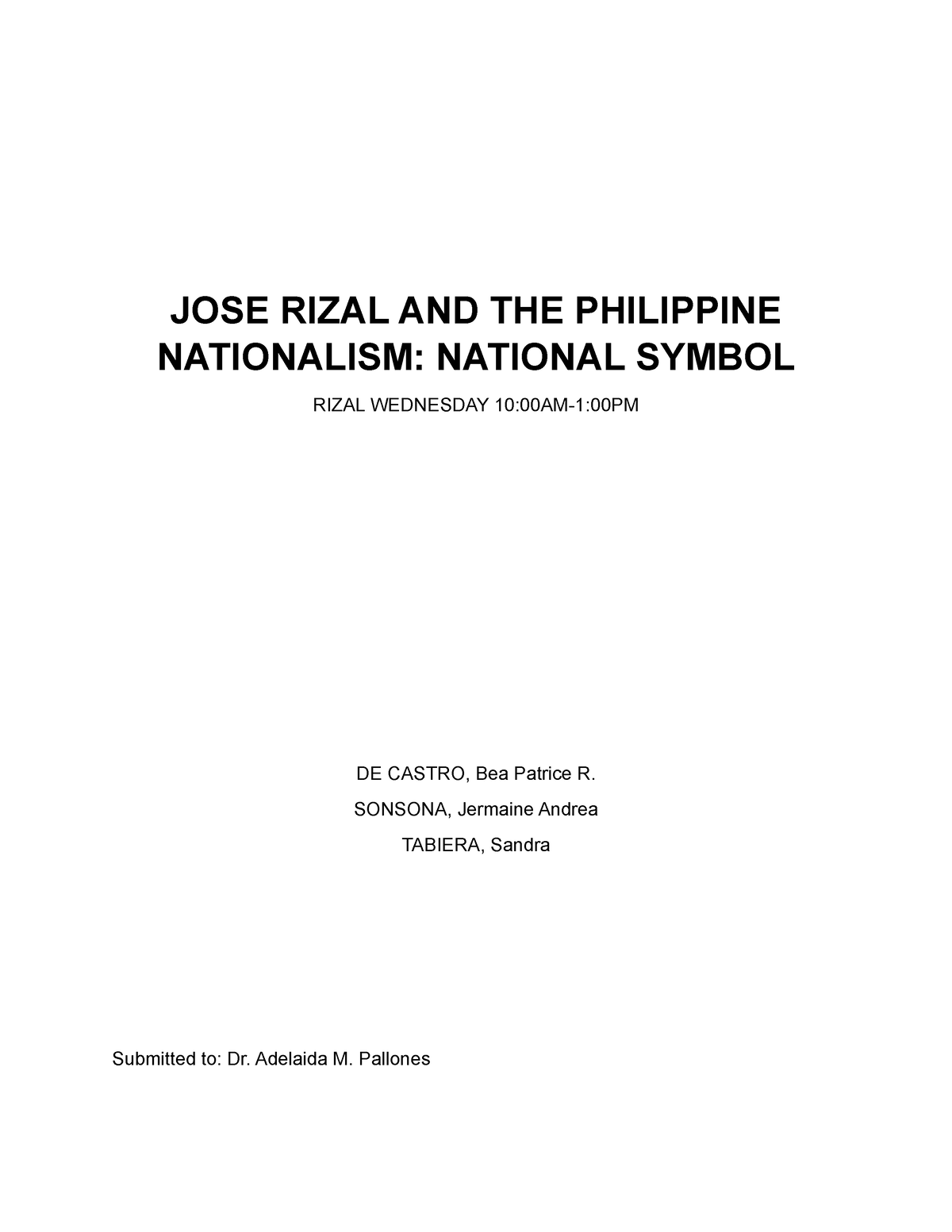 434230963 Jose Rizal And The Philippine Nationalism - JOSE RIZAL AND ...