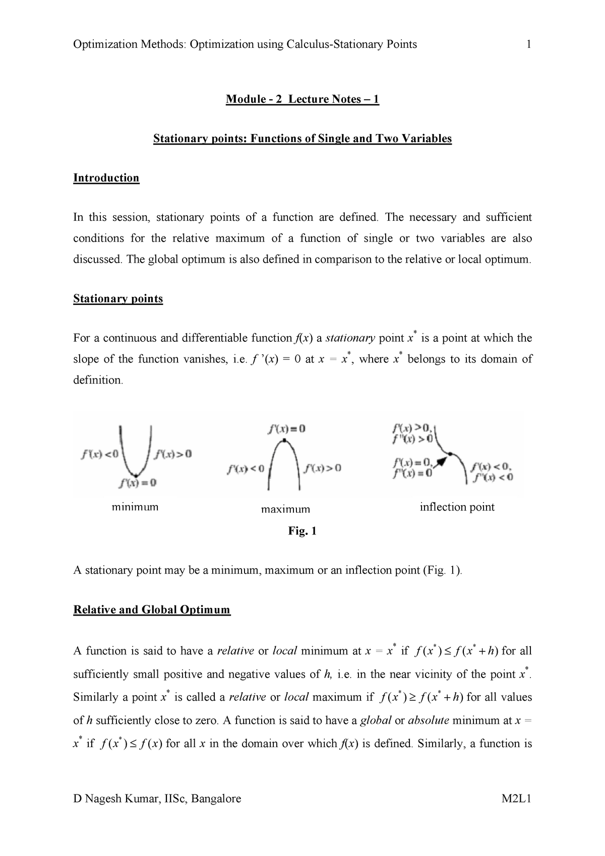 stationary-points-functions-of-single-and-two-variables-module-2