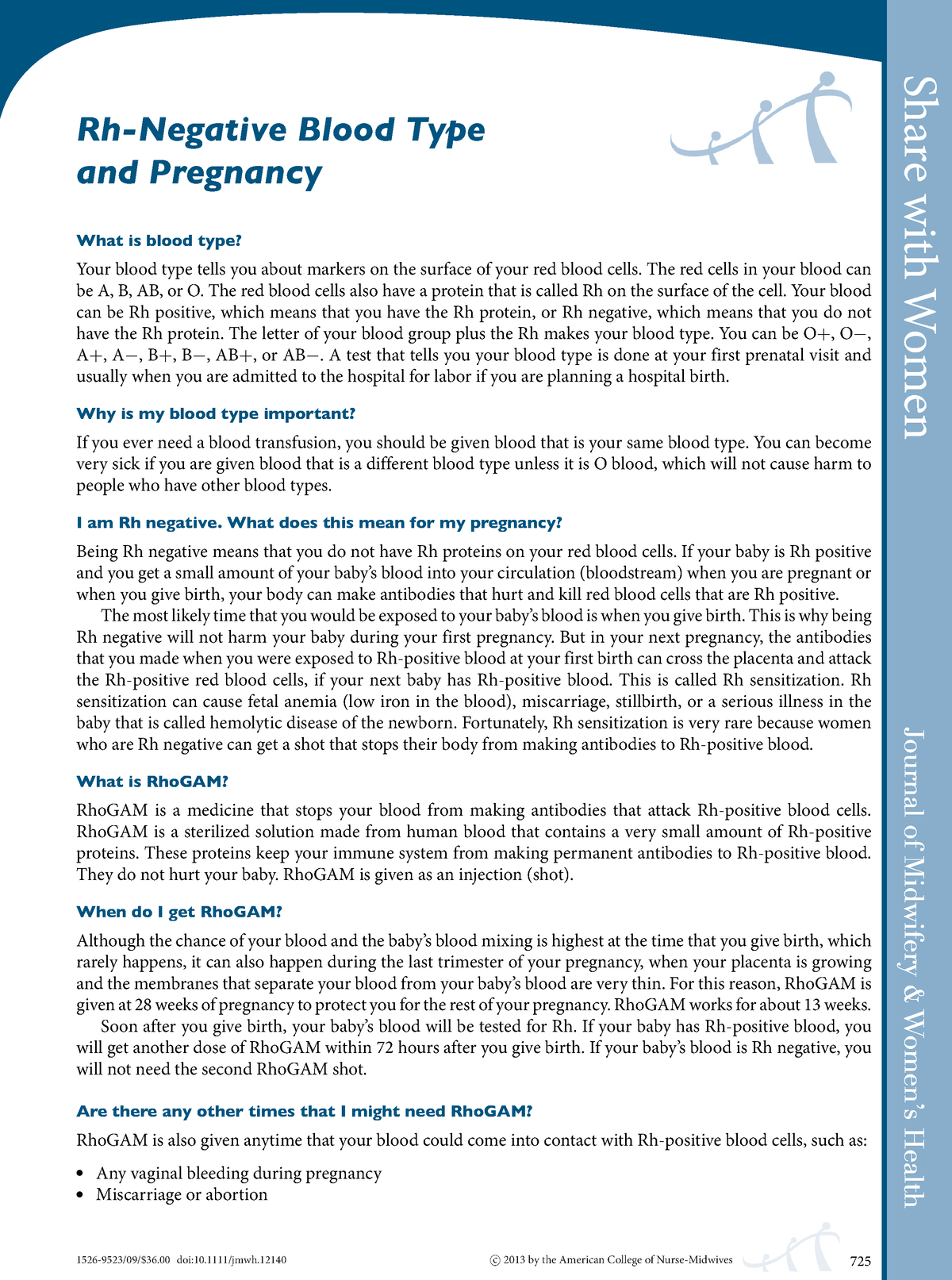 Rh Negative Blood Pregnancy - Share With Women Rh-Negative Blood Type ...