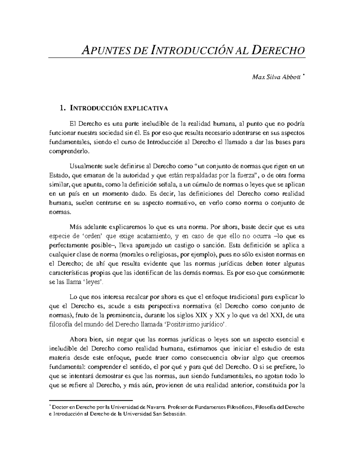 Apuntes Introduccion Al Derecho - APUNTES DE INTRODUCCIÓN AL DERECHO ...