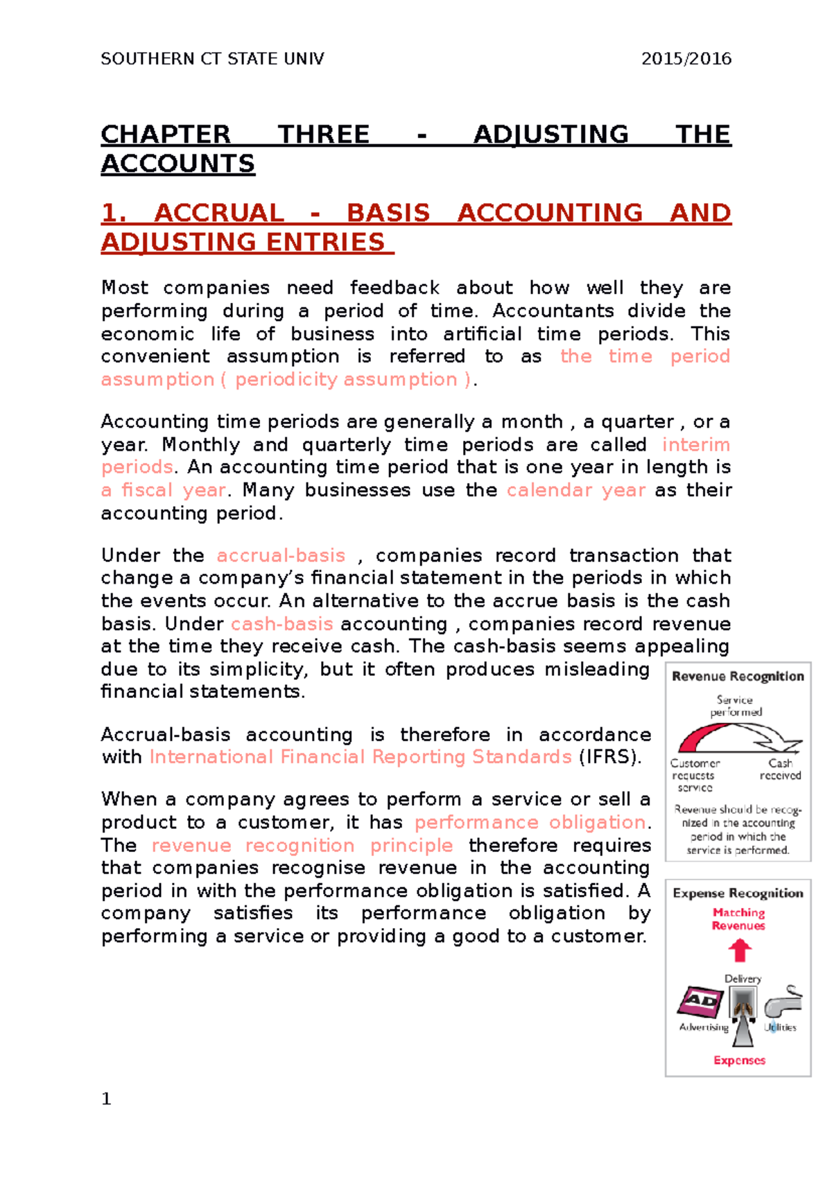 Financial Acctg CH.3 - CHAPTER THREE - ADJUSTING THE ACCOUNTS 1 ...