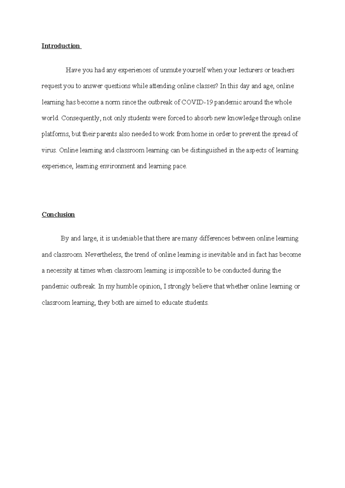 Essential eng (essay outline) Chia Sheng Intro + Conclusion