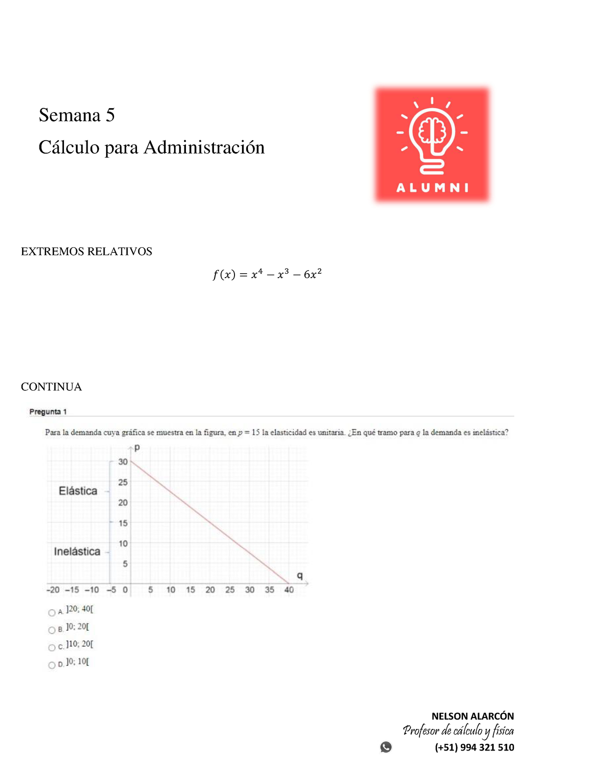 Sem 5 Cálculo - Apuntes De Calculo - NELSON ALARC”N Profesor De C·lculo ...