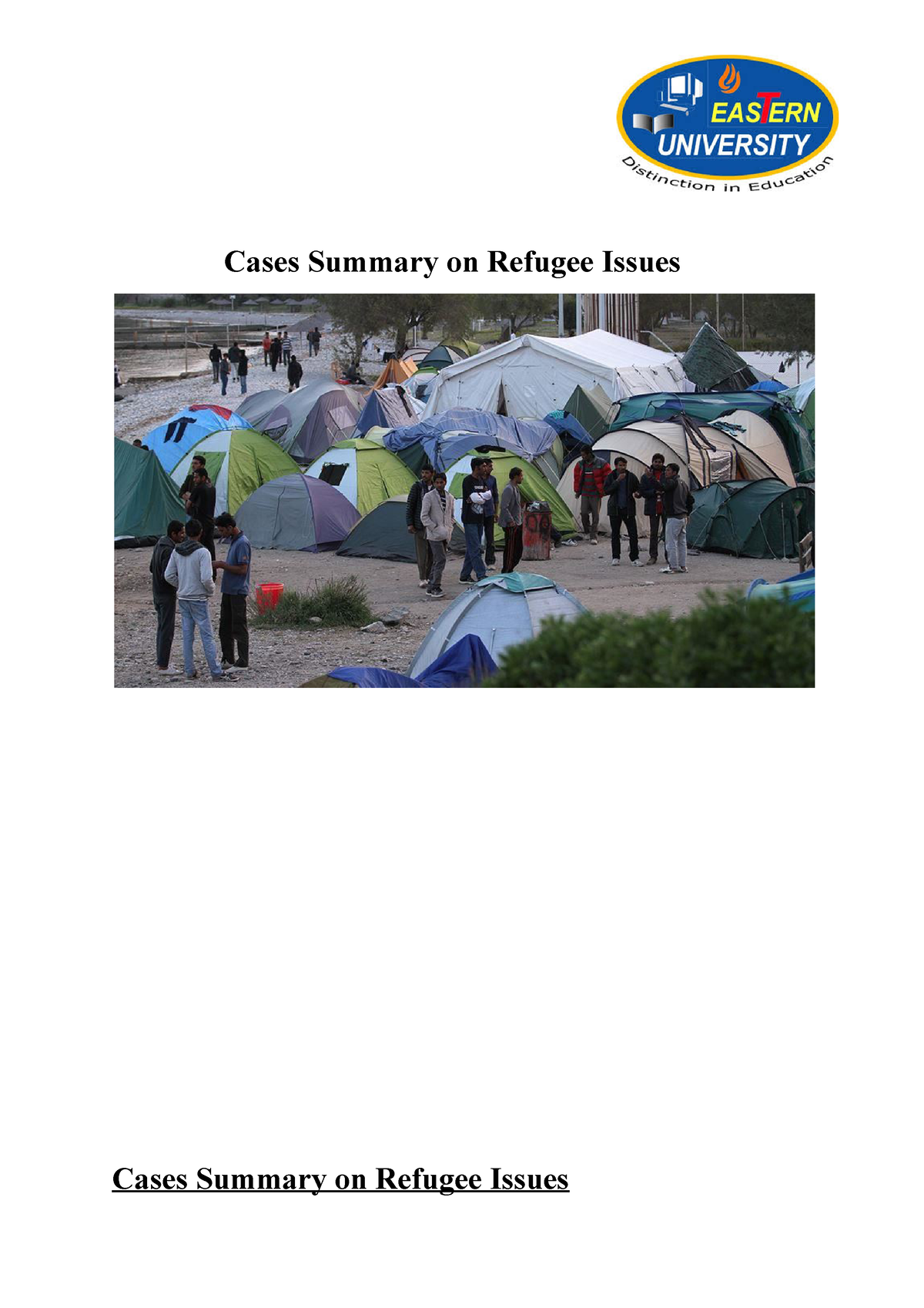 case study on refugee