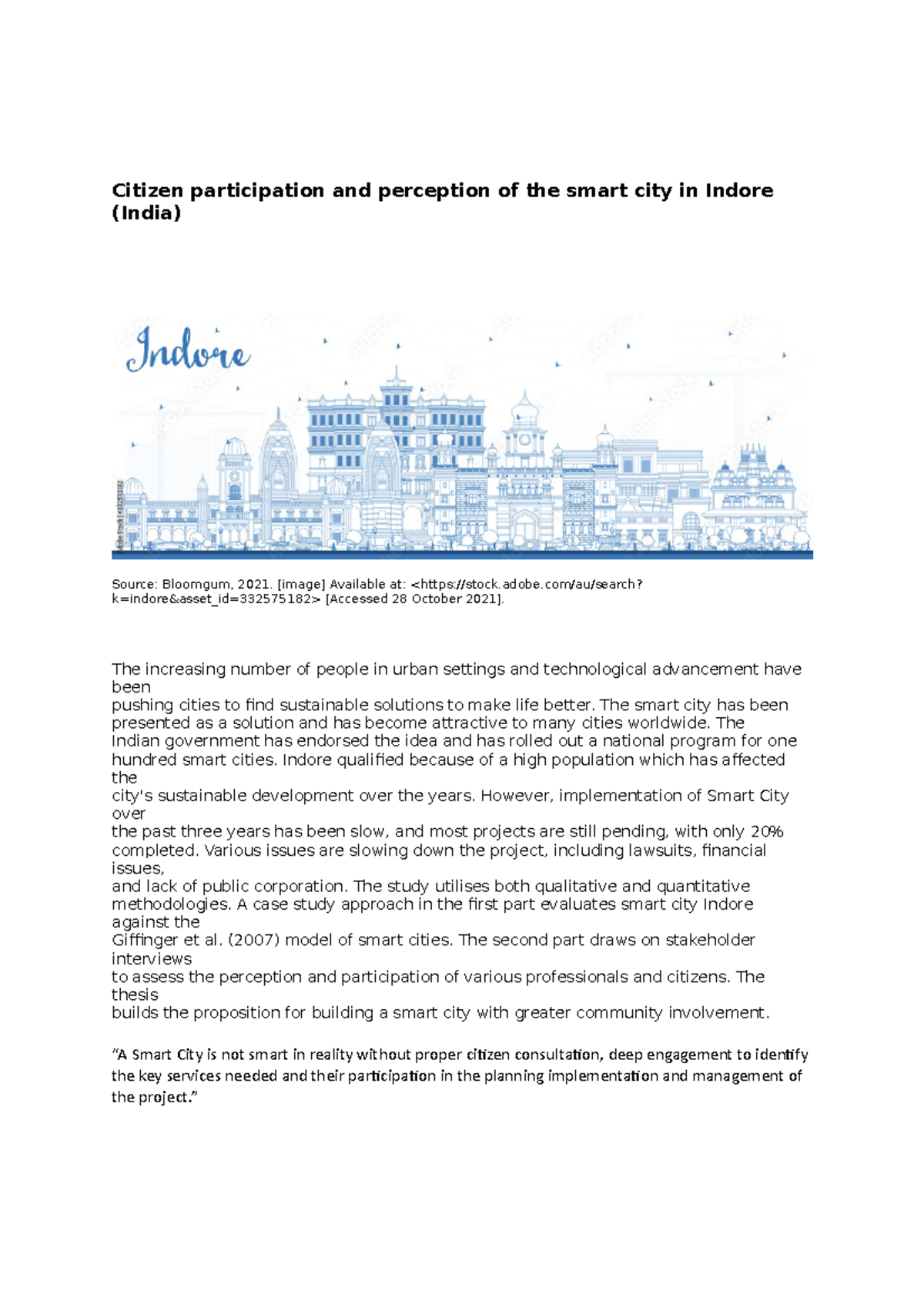 Final draft of abstract and image - Citizen participation and ...