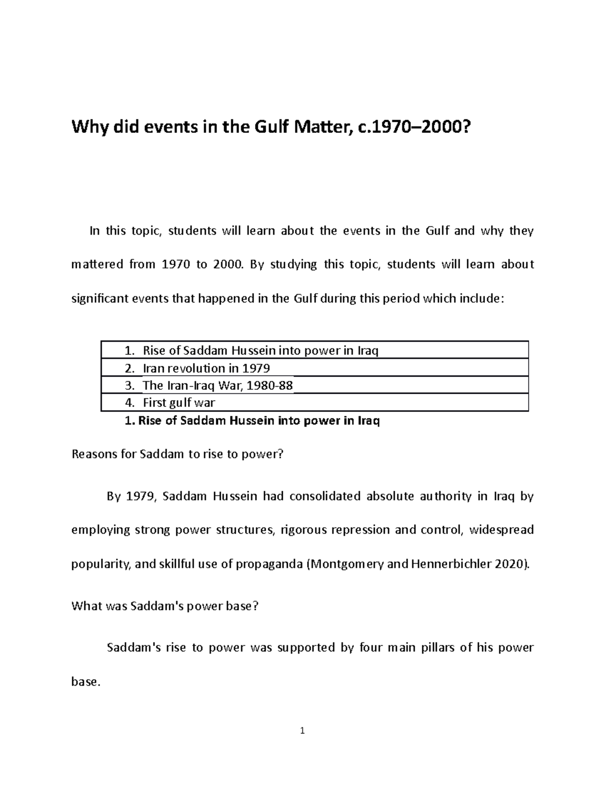 Why did events in the gulf matter - By studying this topic, students ...