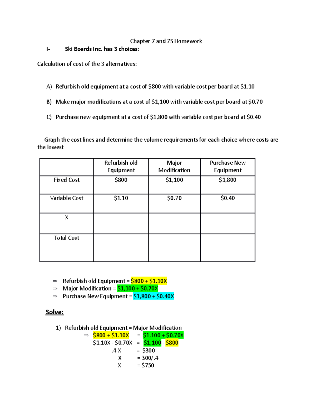 chapter 7 homework answer key